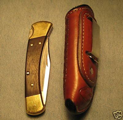 Custom Sheath for Buck 110 Knife with Belt Spring Clip | #75648960