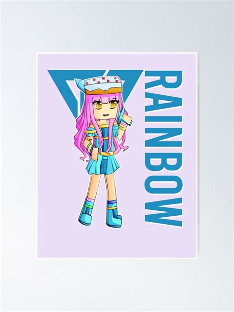 "Rainbow gamer Itsfunneh Funneh Krew gamer fan art 2022" Poster for ...