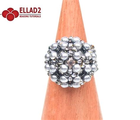 Dome Ring - Beading Tutorials and Patterns by Ellad2