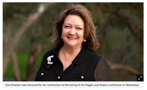 Gina Rinehart, $16 billion Super Pit merger recognised at Diggers and Dealers gala - National ...