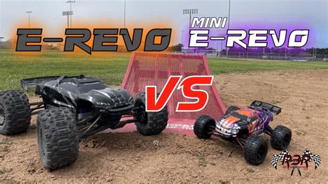 Traxxas E-Revo 2.0 Vs 1/16 E-Revo VXL - YouTube