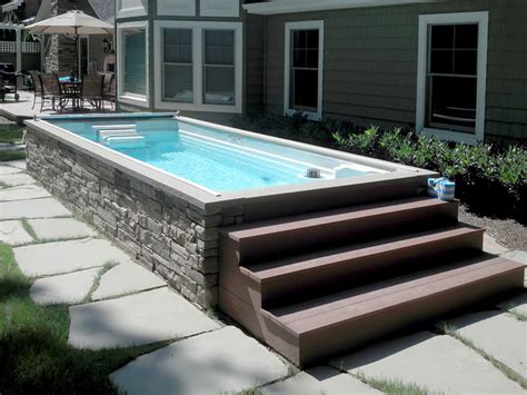 Endless Pools® Backyard Swim Spa contemporary-above-ground-swimming-pools