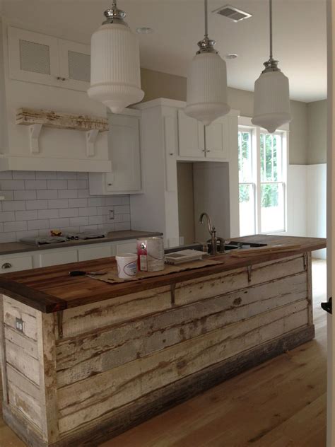 Rustic farmhouse kitchen, Rustic kitchen island, Rustic kitchen