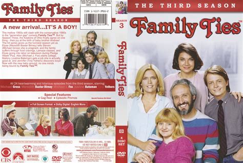 Family Ties Season 3 - TV DVD Scanned Covers - Family Ties S3 Cover ...