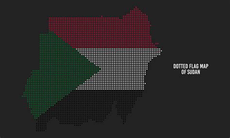 Dotted Sudan Flag Map Vector Illustration 12144115 Vector Art at Vecteezy