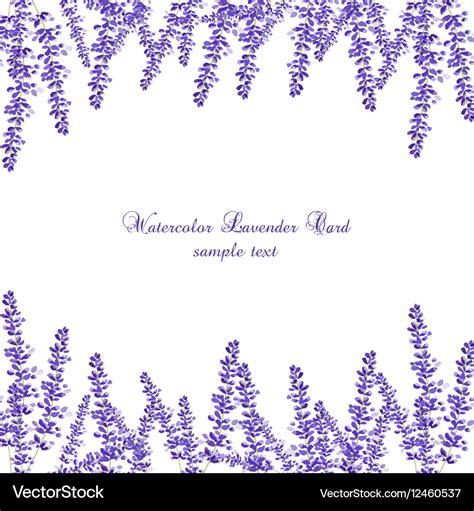 Lavender card border Royalty Free Vector Image