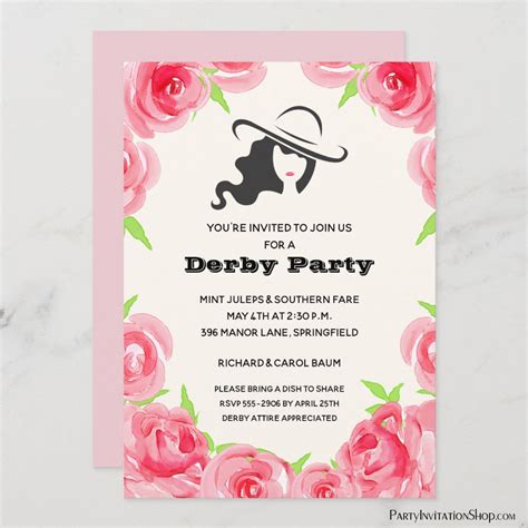 KENTUCKY DERBY PARTY - PARTY INVITATION SHOP