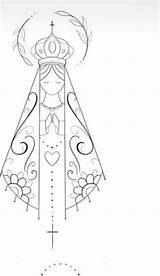 Pin de Cristiane Ono Em TATTOO  Desenho Religioso Tatuagem Religiosa sketch template