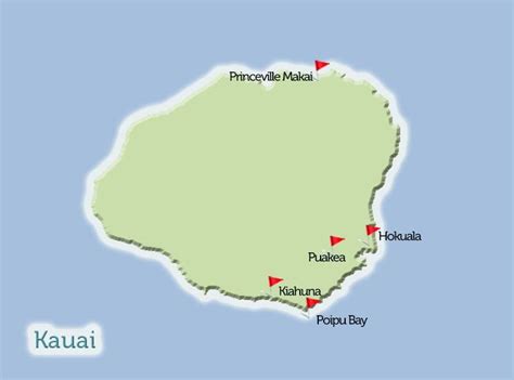 Kauai Golf Courses Map View - Hawaii Tee Times