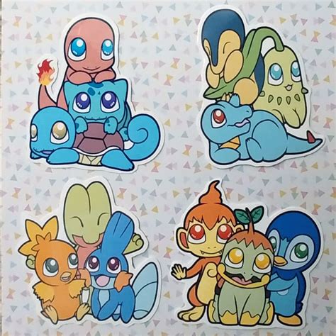 Cute Chibi Starter Pokemon