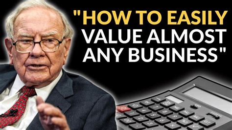 Warren Buffett: The Easiest Way To Value Stocks - YouTube