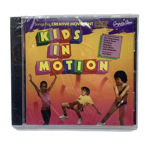 Greg & Steve "Kids in Motion" CD OOP Children's Music Creative Movement SEALED 880706010080 | eBay