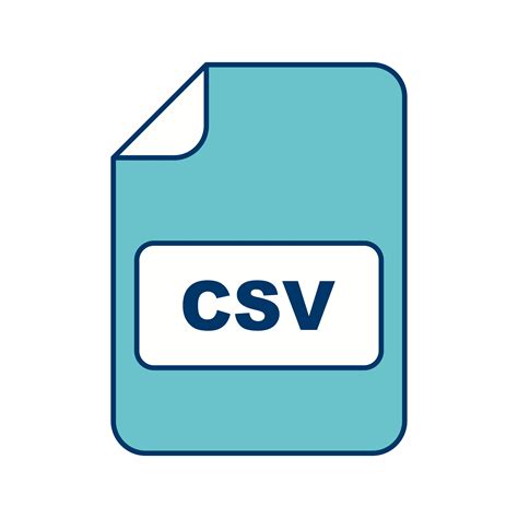 CSV Vector Icon 376303 Vector Art at Vecteezy