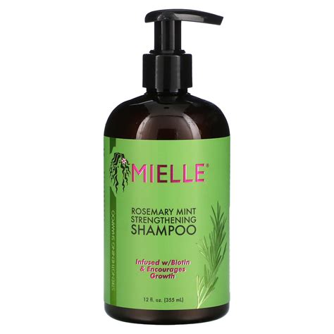 Mielle, Strengthening Shampoo, Rosemary Mint, 12 fl oz (355 ml)