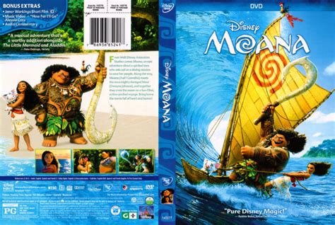 Moana (2017) R1 DVD Cover - DVDcover.Com