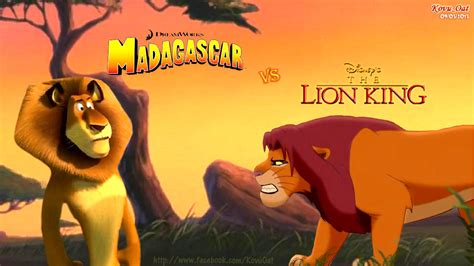 Simba vs Alex:Battle Lions - The Lion King Fan Art (34638133) - Fanpop