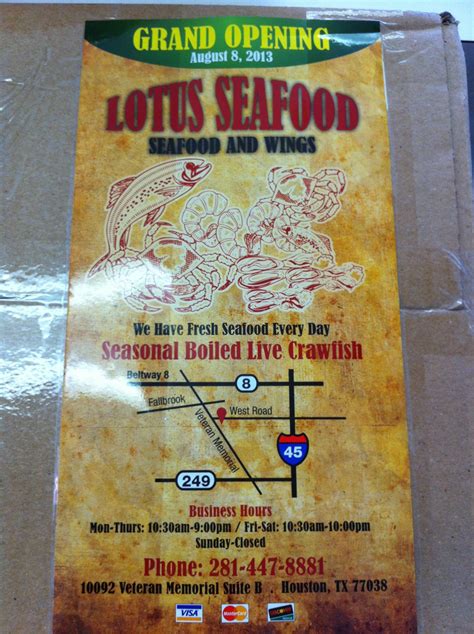 Lotus Seafood & Wings - Home - Houston, Texas - Menu, prices ...