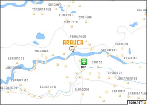 Arauca (Colombia) map - nona.net