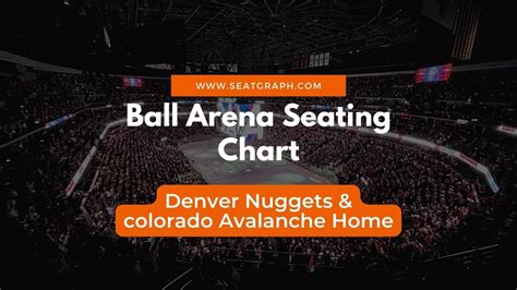 Ball Arena Seating Chart 2023: Hockey, Basketball & Concert - SeatGraph