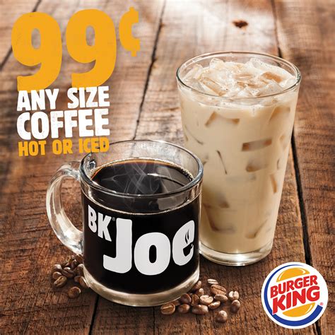 Does Burger King Serve Iced Coffee All Day - Burger Poster