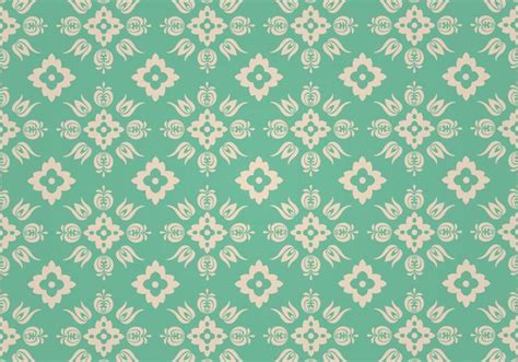 Green Floral Vector Pattern 81634 Vector Art at Vecteezy