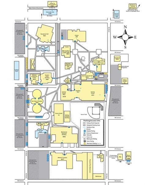 Sac State Campus Map - Printable Map