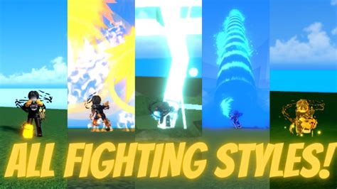 HOW TO GET ALL FIGHTING STYLES! | King Legacy - YouTube