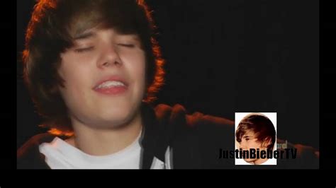 Justin Bieber - One Time acoustic live - YouTube