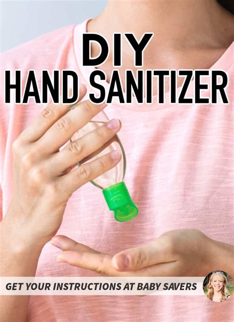 DIY Hand Sanitizer Recipe With Just 2 Ingredients