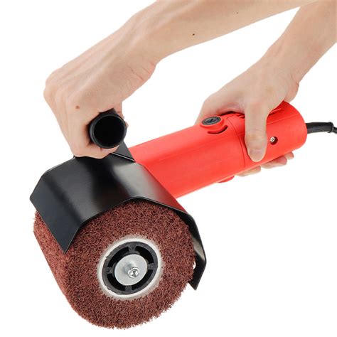 Drillpro Angle Grinder Burnishing Polishing Machine Attachment Metal Steel Wood | eBay