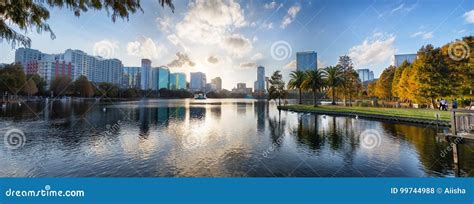 Sunset at Orlando stock photo. Image of landmark, scenic - 99744988