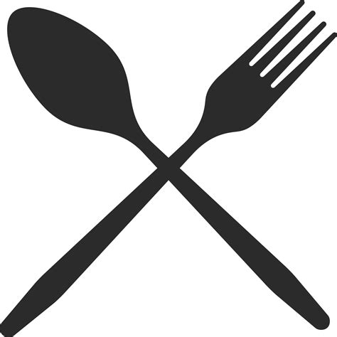 Crossed spoon and fork 11835428 PNG