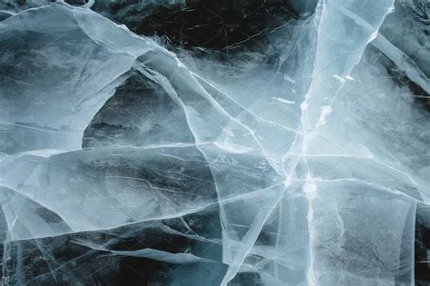 Cracked ice texture | Abstract Stock Photos ~ Creative Market