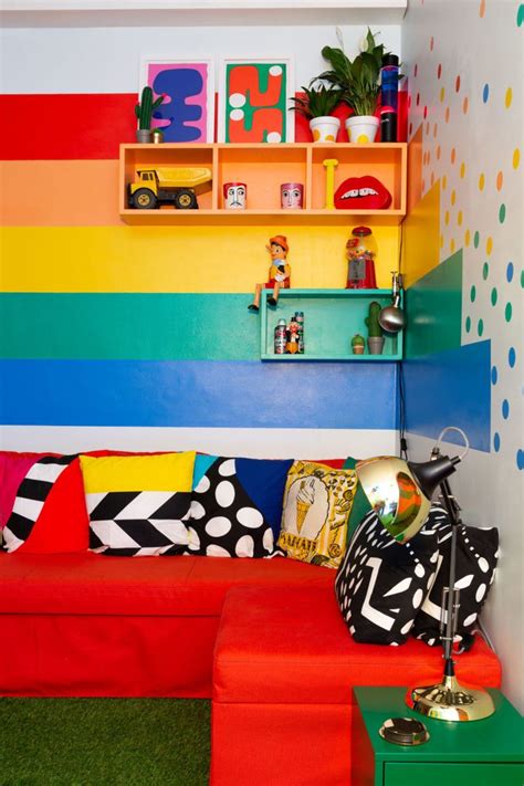 Expressive Rainbow-Inspired Abodes | Colorful interior design, Colorful interiors, Room colors