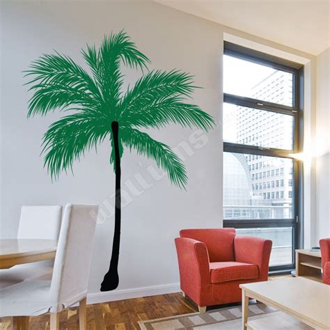 Date Palm Tree Wall Decal Wall Sticker | Tree wall decal, Tree wall, Wall decals