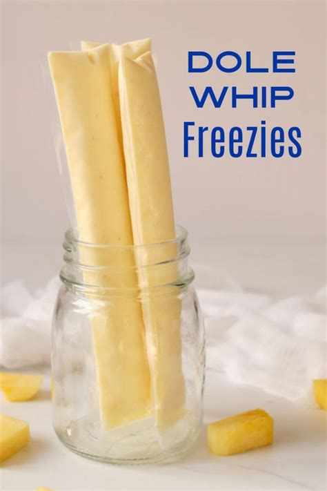 Creamy Pineapple Dole Whip Freezies Recipe - Mama Likes To Cook