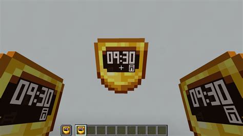 Digital Clock - Resource Packs - Minecraft