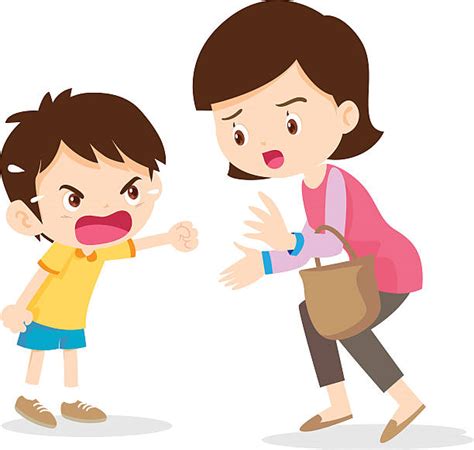 Royalty Free Parent And Child Talking Clip Art, Vector Images ...