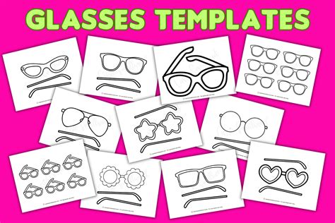 FREE PRINTABLE: SUNGLASSES DAY Templates Printable Free,, 44% OFF