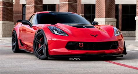 Torch Red C7 Corvette Z06 Looks Great On 20-Inch Black Alloys | Carscoops