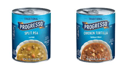 gluten-free Progresso soup list complete with 25 varieties