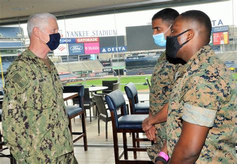 DVIDS - Images - New York Naval Militia Commander visits Yankee Stadium ...