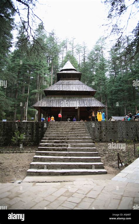 Hidimba temple, Manali, Himachal pradesh, India Stock Photo - Alamy