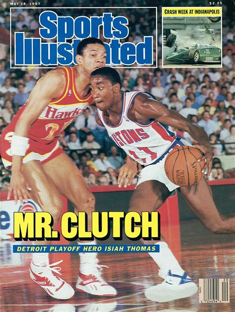 Detroit Pistons Isiah Thomas, 1987 Nba Eastern Conference Sports Illustrated Cover by Sports ...