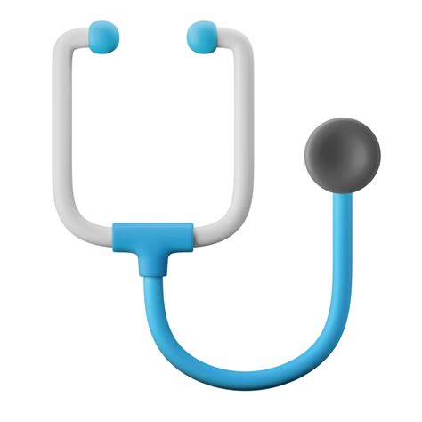 doctor stethoscope checkup instrument 3d illustration icon 11155557 PNG