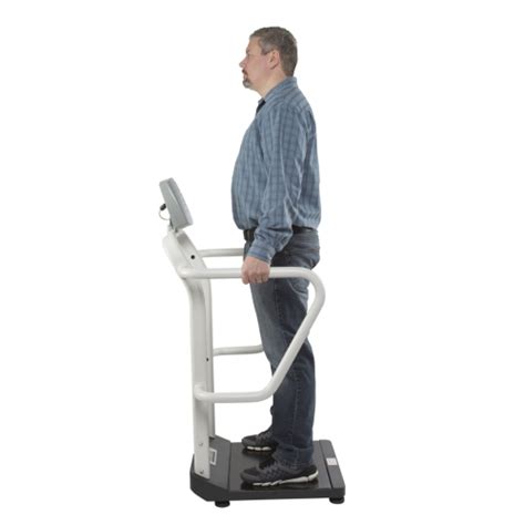 Health O Meter Model 1100KL Bariatric Digital Platform Scale with Extra Wide Handrails