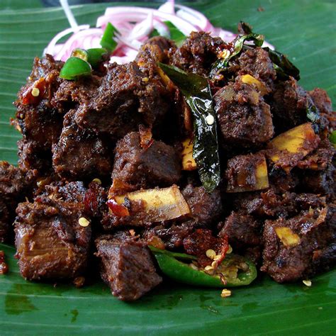 Kerala Style Beef Fry - Mint Leaves Indian Kitchen