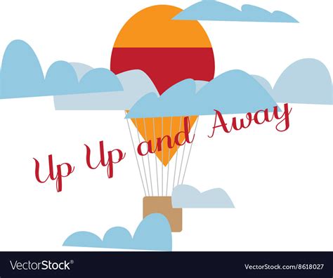 Up And Away Royalty Free Vector Image - VectorStock