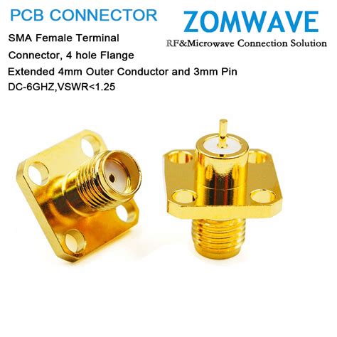 sma connector, sma female connector, custom rf connector, coaxial connectors