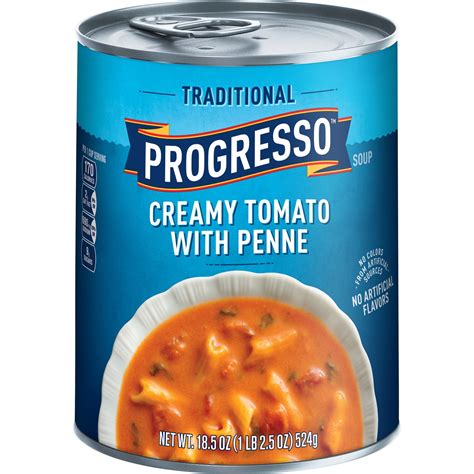 Progresso Traditional Creamy Tomato With Penne Soup, 18.5 oz - Walmart.com